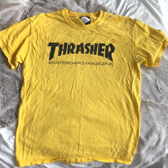 Thrasher Other - Yellow Thrasher Tee